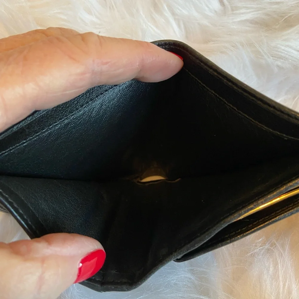 Gucci Black Leather Wallet w/Bamboo Accent - Picture 11 of 13